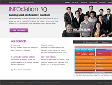 Tablet Screenshot of infodation.nl
